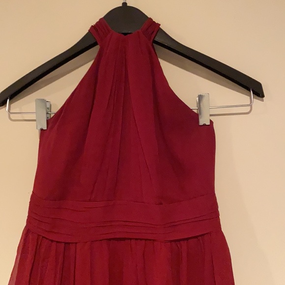 Ann Taylor Petite Silk Keyhole Halter Dress - Picture 2 of 5